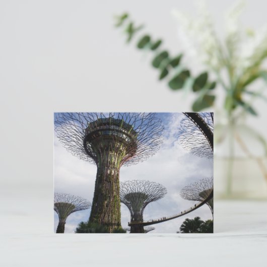 Garten an der Bucht Postkarte (Stehend Vorderseite)