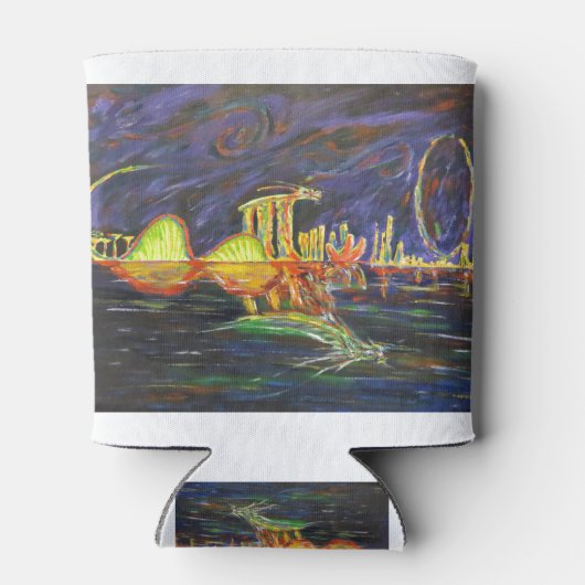 Gärten an der Bucht von Singapur Dosenkühler (Rückseite)