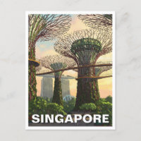Garten an der Bucht von Singapur