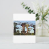 Garten an der Bucht von Singapur Postkarte (Stehend Vorderseite)