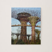 Garten an der Bucht von Singapur Puzzle (Vertikal)