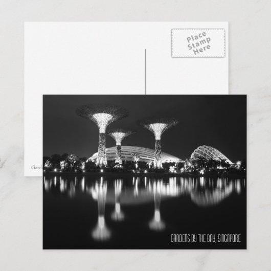 Garten an der Postkarte (Vorne/Hinten)