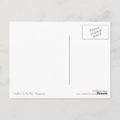Garten an der Postkarte (Rückseite)