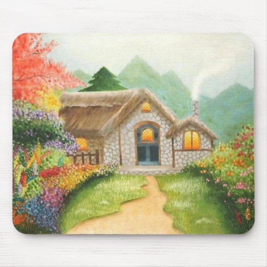 Garten-Ansicht mousepad (Vorne)