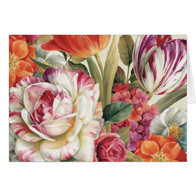 Garten-Ansicht warf Blumen (Vorderseite (Horizontal))