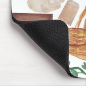 Garten-Aquarelldruck Mousepad (Ecke)