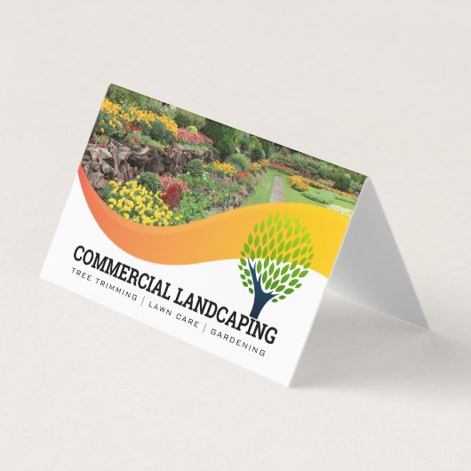 Garten Außenbereich | Gartenarbeit | Landflucht Visitenkarten (Vorderseite)