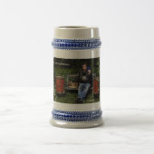 Garten-Bank-"Beifall-" Bier Stein Todds Sucherman Bierglas (Mittel)