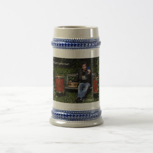 Garten-Bank-"Beifall-" Bier Stein Todds Sucherman Bierglas