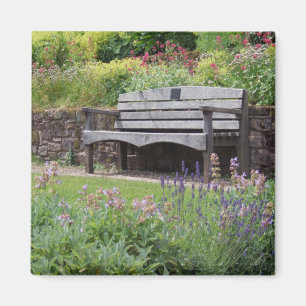 Garten-Bank-Magnet Magnet