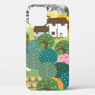 Garten, Bauernhof, Natur und Landschaft. Vintage E Case-Mate iPhone Hülle