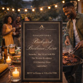 Garten-BBQ-Soirée Einladung
