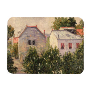 Garten bei Asnieres, 1883 (Öl auf Leinwand) Magnet