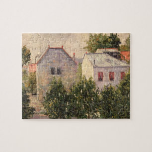 Garten bei Asnieres, 1883 (Öl auf Leinwand) Puzzle