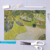 Garten bei Auvers, Vincent van Gogh Art Seidenpapier (Handwerk)