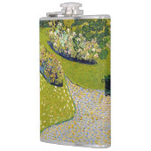 Garten bei Auvers, Vincent van Gogh Flachmann (Links)