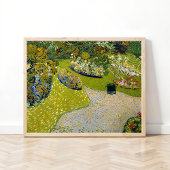 Garten bei Auvers, Vincent van Gogh Poster