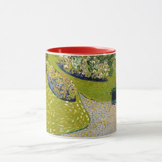 Garten bei Auvers, Vincent van Gogh Tasse (Zentrum)