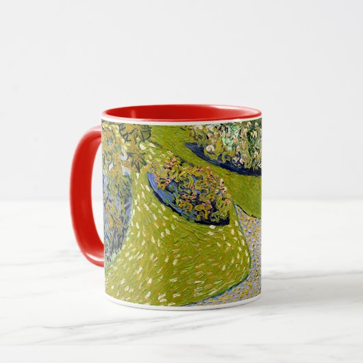 Garten bei Auvers, Vincent van Gogh Tasse (Vorderseite Links)