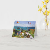 Garten bei Sainte-Adresse, 1867 Claude Monet Karte (Gelbe Blume)