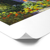 Garten bei Sainte-Adresse, 1867 Claude Monet Poster (Ecke)