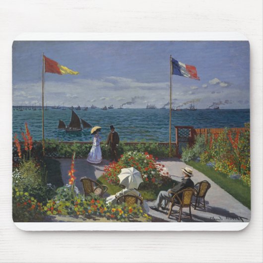 Garten bei Sainte-Adresse (1867) Mousepad (Vorne)