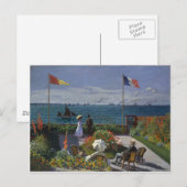 Garten bei Sainte-Adresse (1867) Postkarte (Vorne/Hinten)