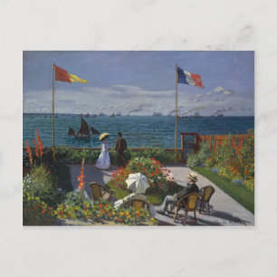 Garten bei Sainte-Adresse (1867) Postkarte