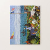 Garten bei Sainte-Adresse, Claude Monet 1867 Puzzle (Vertikal)