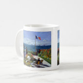 Garten bei Sainte-Adresse durch Claude Monet Kaffeetasse (Vorderseite Links)