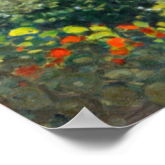 Garten bei Sainte-Adresse, Monet Poster (Ecke)