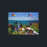 Garten bei Sainte-Adresse von Claude Monet (1867) Leinwanddruck<br><div class="desc">Garten bei Sainte-Adresse von Claude Monet (1867)</div>