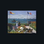 Garten bei Sainte-Adresse von Claude Monet Leinwanddruck<br><div class="desc">Das Garden at Sainte-Adresse ist ein Gemälde des französischen impressionistischen Malers Claude Monet. (Öl auf Leinwand, 98, 1 cm x 129, 9 cm). Das Gemälde wurde vom Metropolitan Museum of Art nach einem Auktionsverkauf bei Christie's im Dezember 1967 unter dem französischen Titel La terrasse à Sainte-Adresse erworben.[1] Das Gemälde wurde...</div>
