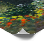 Garten bei Sainte-Adresse von Claude Monet Poster (Ecke)