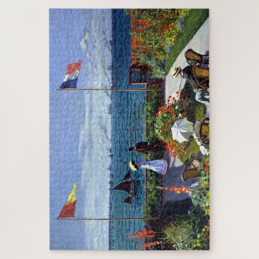 Garten bei Sainte-Adresse von Claude Monet Puzzle (Vertikal)