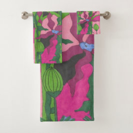 Garten bei Twilight Badhandtuch Set