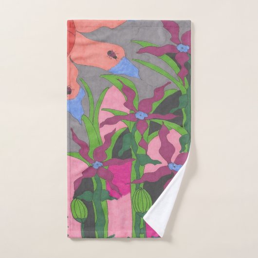 Garten bei Twilight Badhandtuch Set (Handtuch)