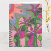 Garten bei Twilight Karte (Gelbe Blume)