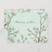 Garten - Beileid Postkarte (Vorne/Hinten)