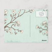 Garten - Beileid Postkarte (Rückseite)