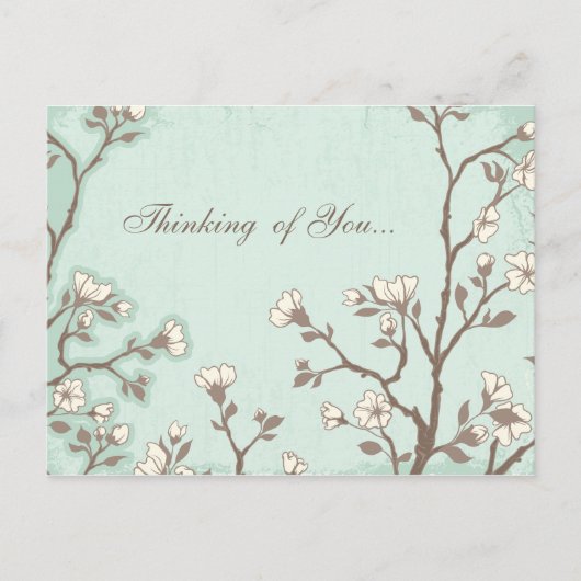 Garten - Beileid Postkarte (Vorderseite)