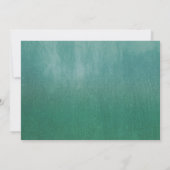 Garten beleuchtet Hochzeits-Einladungen Einladung (Rückseite)