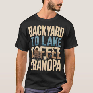 Garten bis See Kaffee Opa T-Shirt