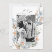 Garten Blüh Dankeskarte (Vorderseite)