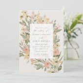 Garten Blüht Einladung (Stehend Vorderseite)