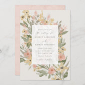 Garten Blüht Einladung (Vorne/Hinten)