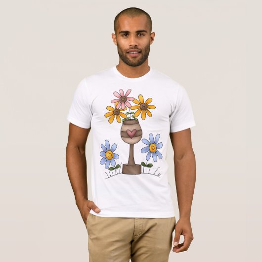 Garten Blume T - Shirt (Vorne ganz)