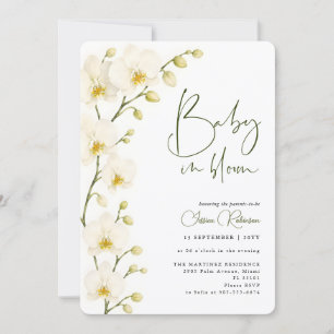 Garten Blumen Baby in Blüte Baby Shower Einladung