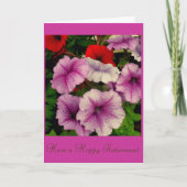 Garten-Blumen Karte (Vorderseite)