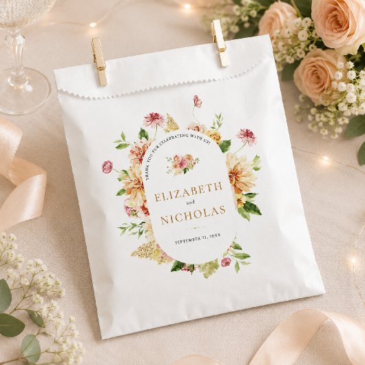 Garten Blumen | Sommerhochzeit Geschenktütchen
